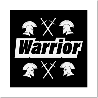 Warrior being a warrior design Posters and Art